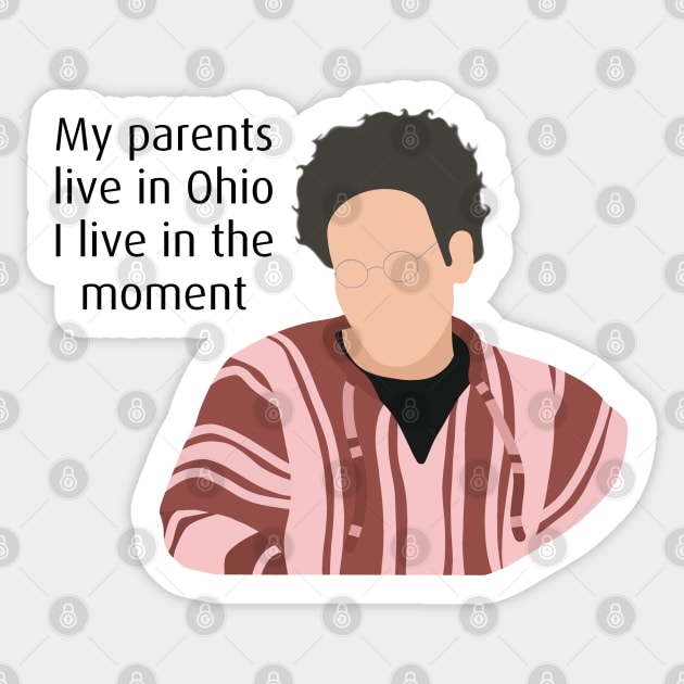 I Live In The Moment Sticker by angiedf28